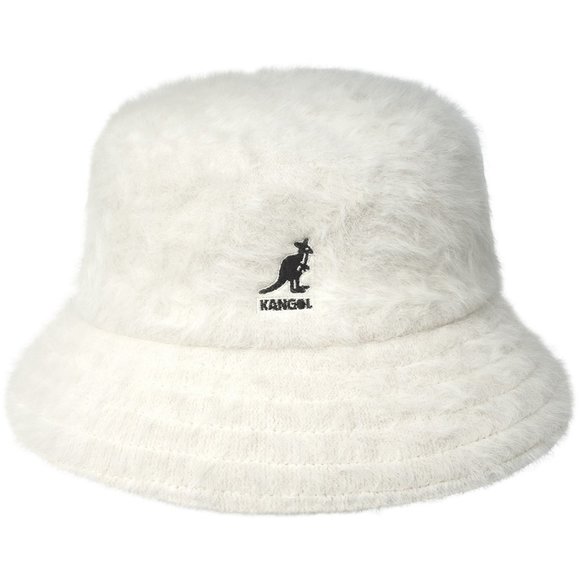 Kangol Furgora Angora Blend Furry Bucket Hat Off White Color Size Large main image 7